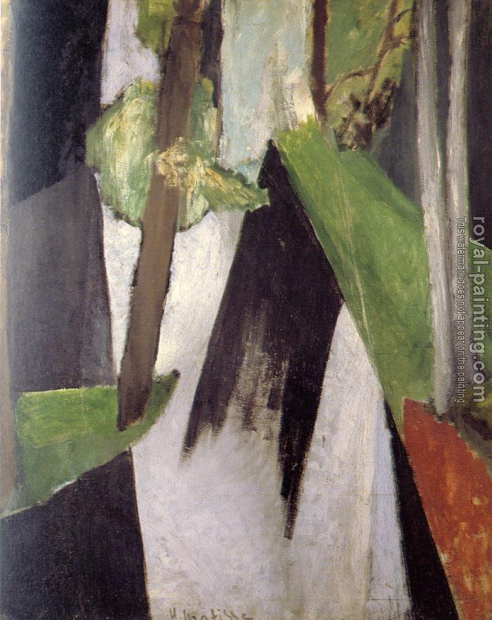 Henri Emile Benoit Matisse : shaft of sunlight the woods of trvaux